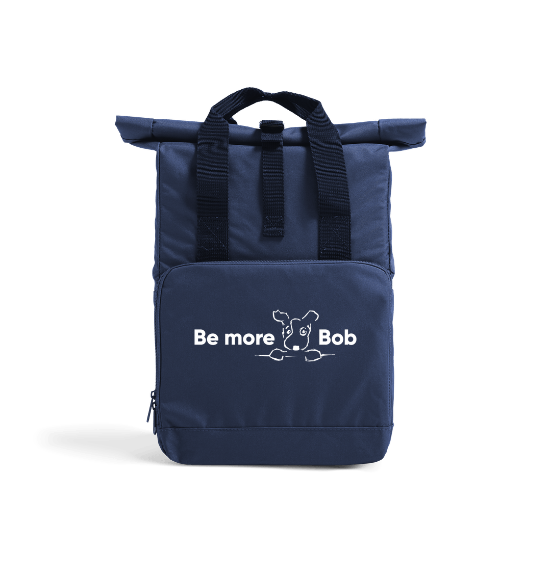 Navy Dusk Be More Bob roll top backpack