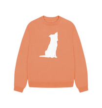 Load image into Gallery viewer, Apricot Border Collie Oversized Sweatshirt
