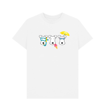 Load image into Gallery viewer, White Printed T-shirt