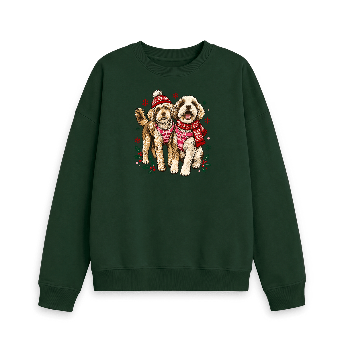 Evergreen Printed Sweater Front