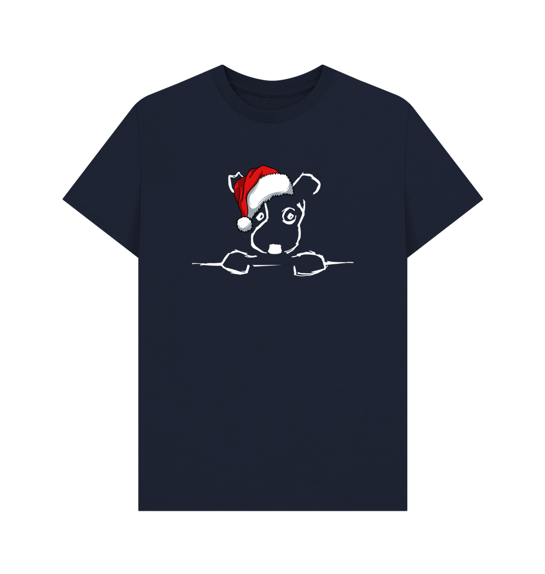 Navy Blue Be More Bob this Xmas T-shirt!