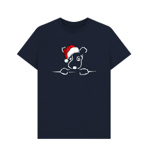 Load image into Gallery viewer, Navy Blue Be More Bob this Xmas T-shirt!