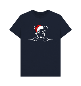 Navy Blue Be More Bob this Xmas T-shirt!