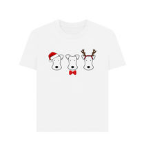 Load image into Gallery viewer, White It&#39;s a Foxy Christmas! Short Sleeve t-shirt