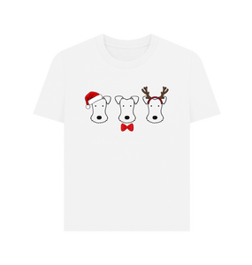 White It's a Foxy Christmas! Short Sleeve t-shirt