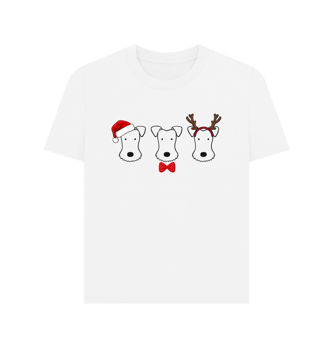 White It's a Foxy Christmas! Short Sleeve t-shirt