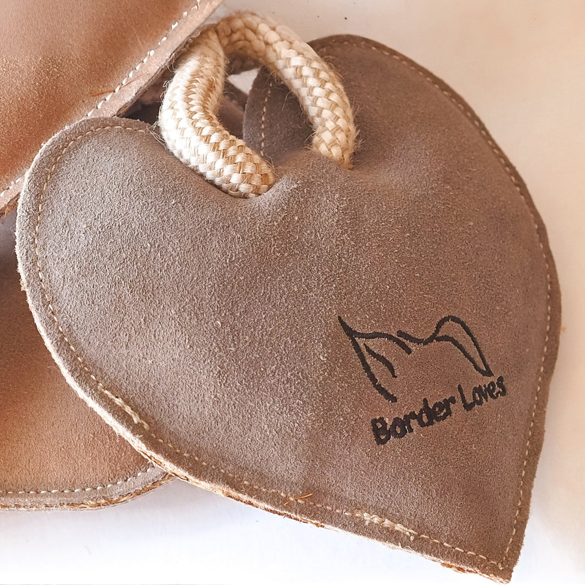 Eco Suede Heart on a Rope