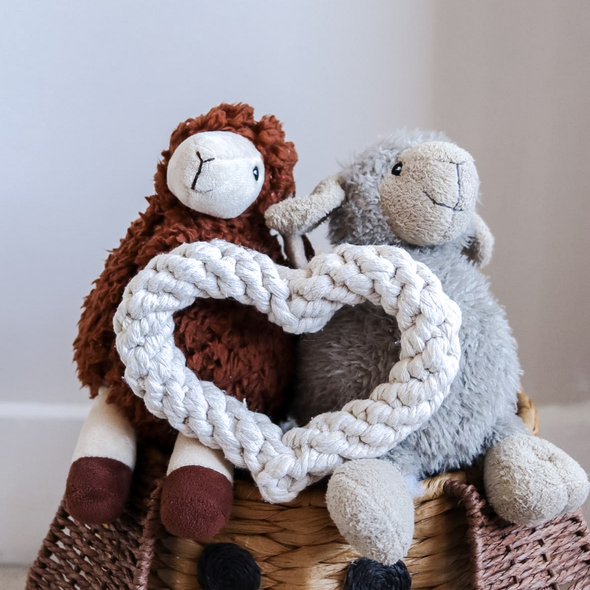 Luca Lamb, Sansa Sheep and Cotton Heart Toy Bundle