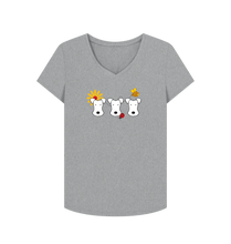 Load image into Gallery viewer, Athletic Grey Printed T-shirt Front