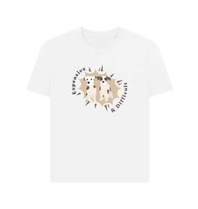 White Printed T-shirt Front