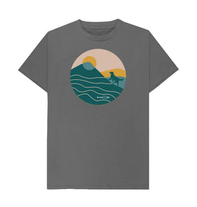 Slate Grey Be More Bob T-Shirt - adventure awaits