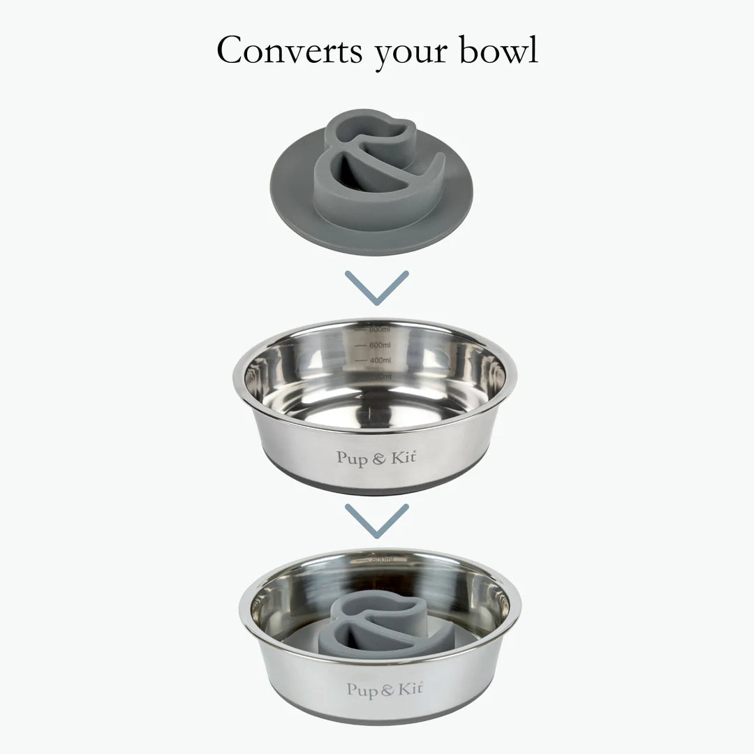 Lid-it Pet Slow Feeder Bowl Insert