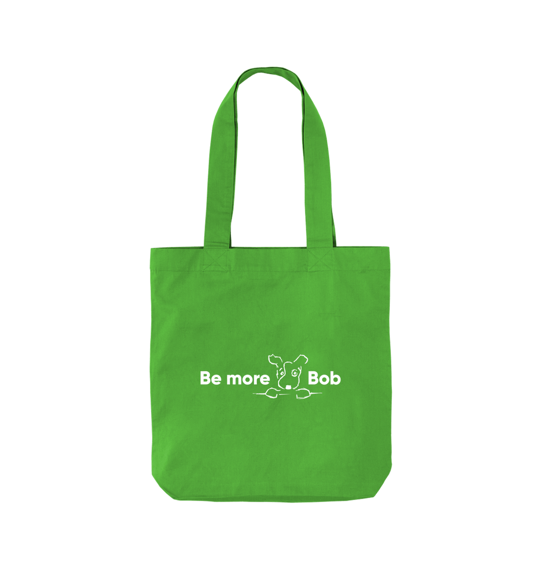 Apple Green Be More Bob organic cotton bag for life