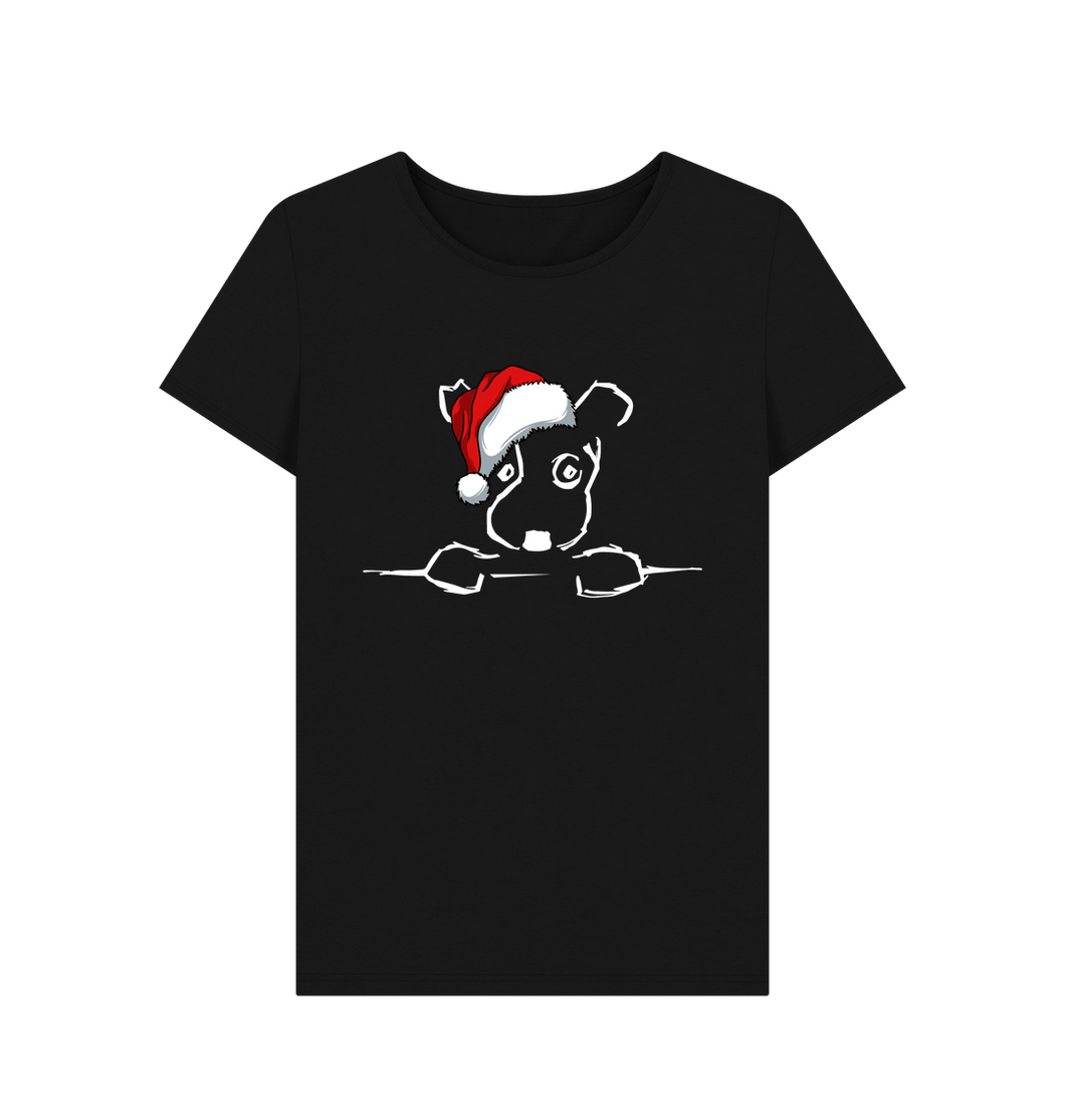 Black Be More Bob this Xmas Ladies T-shirt!