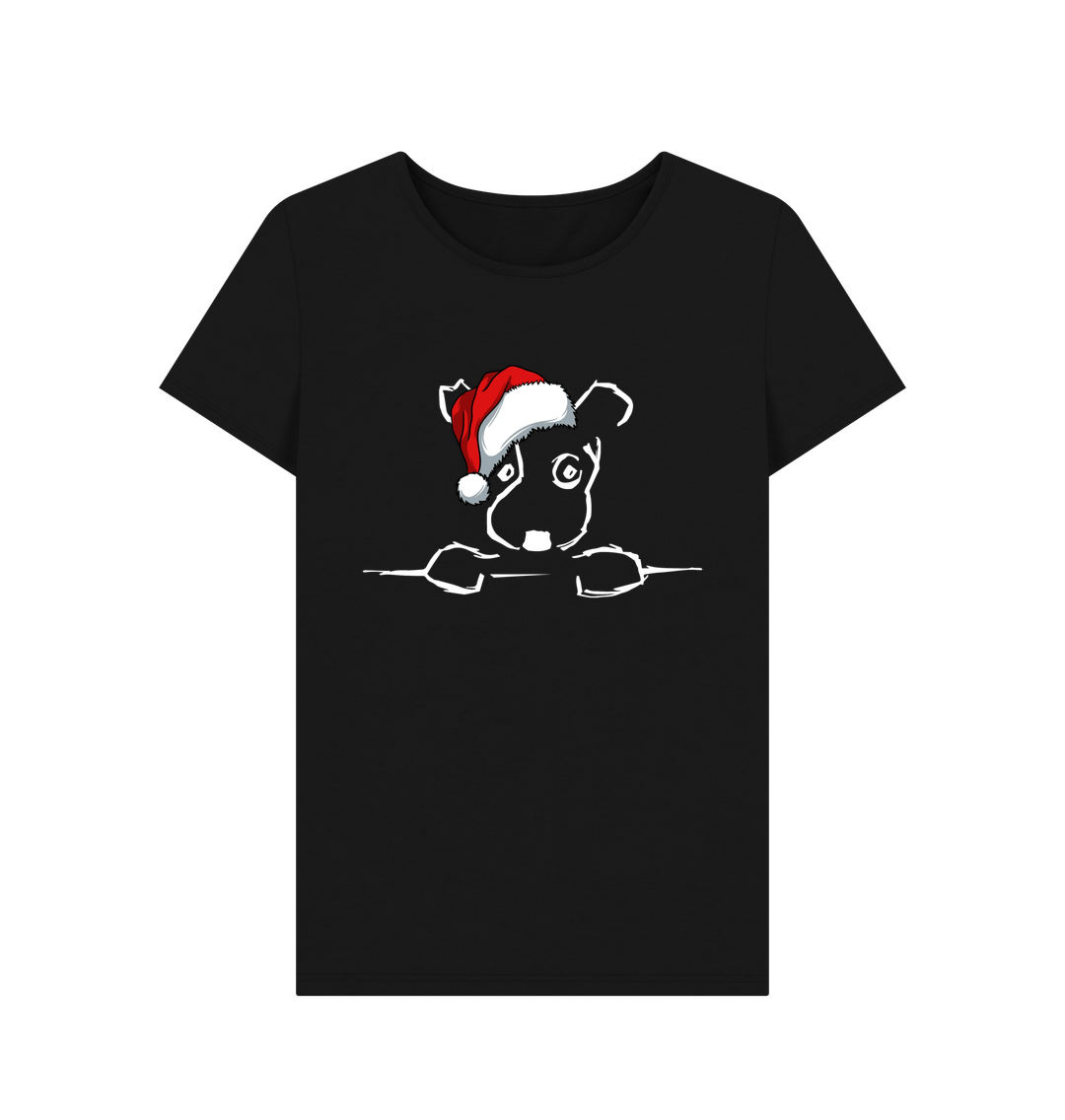 Black Printed T-shirt Front