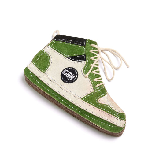 Dunkin' Hi-Top - eco dog toy, Green & Wilds