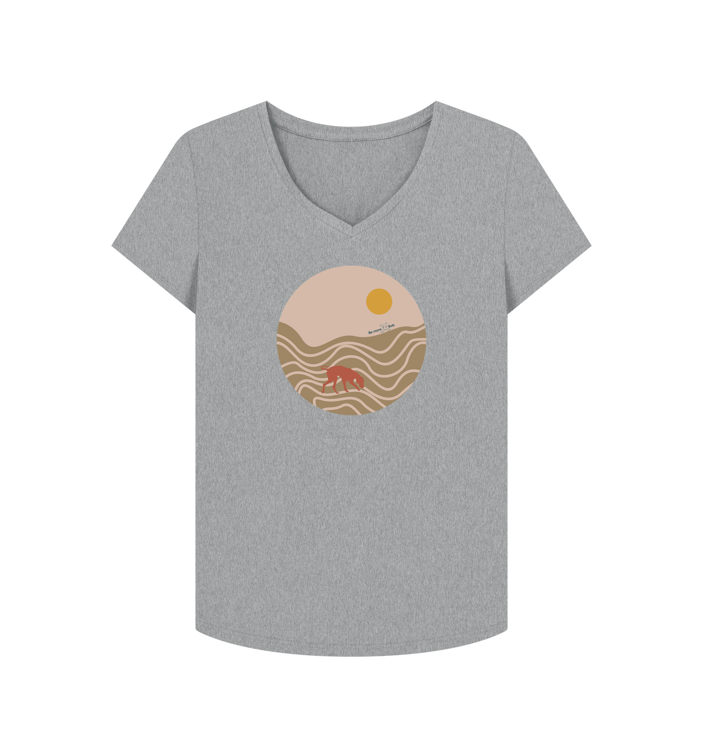 Athletic Grey Printed T-shirt Front