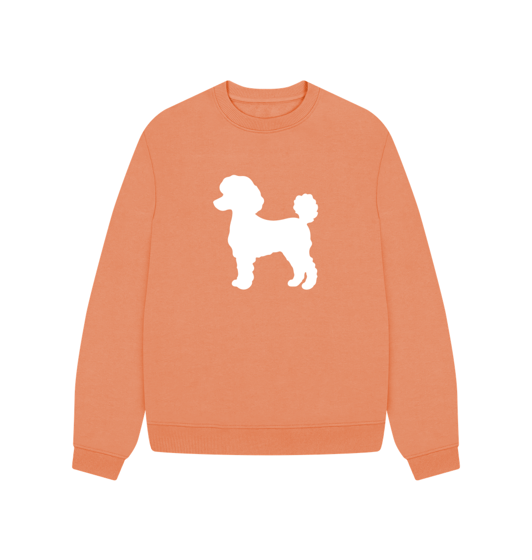 Apricot Mini Poodle Oversized Sweatshirt