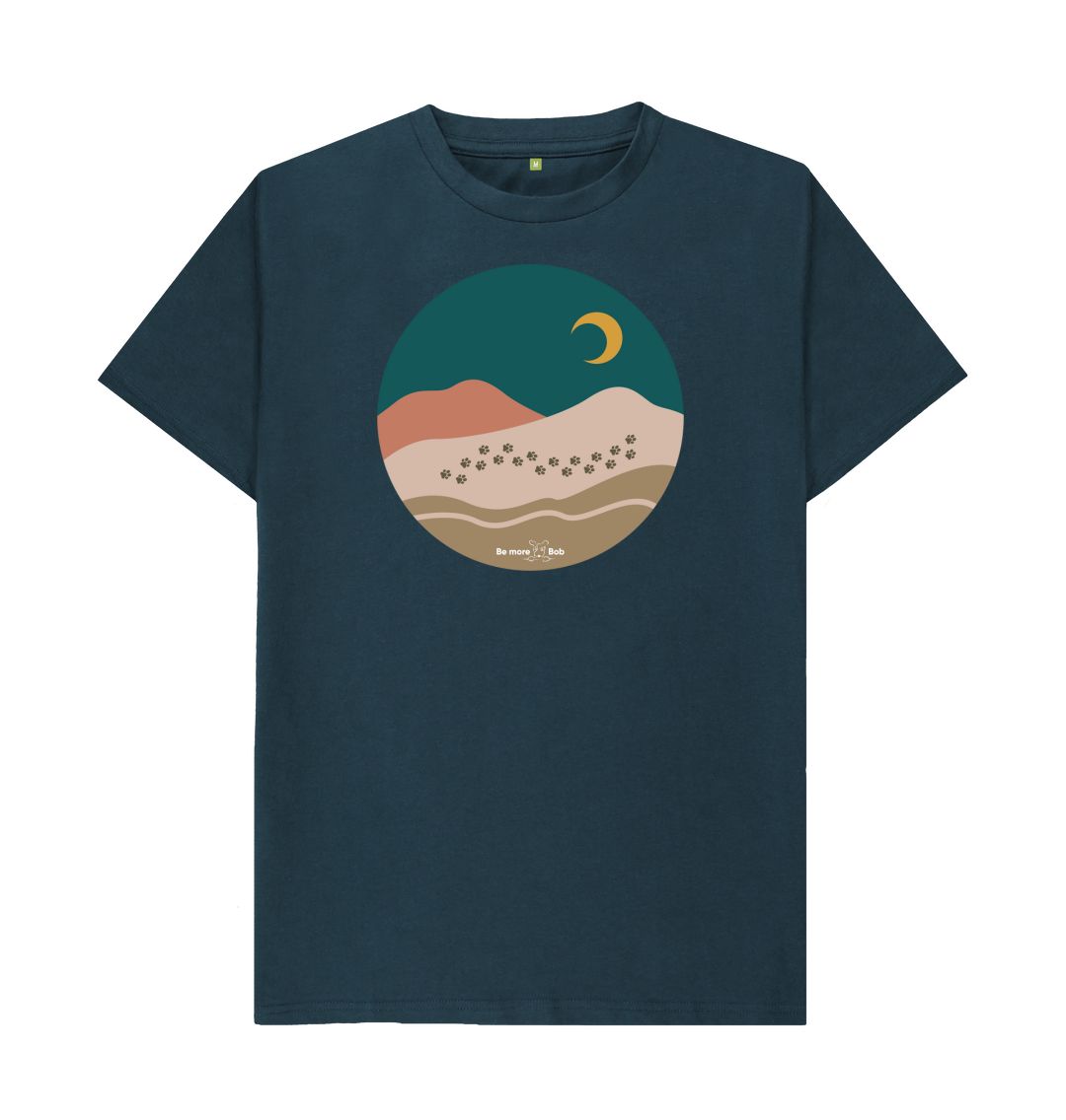 Denim Blue Be More Bob T-Shirt - This Way