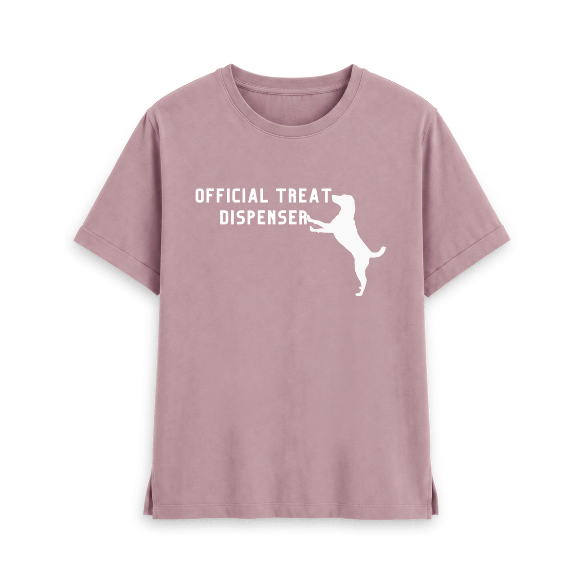 Mauve Printed T-shirt Front