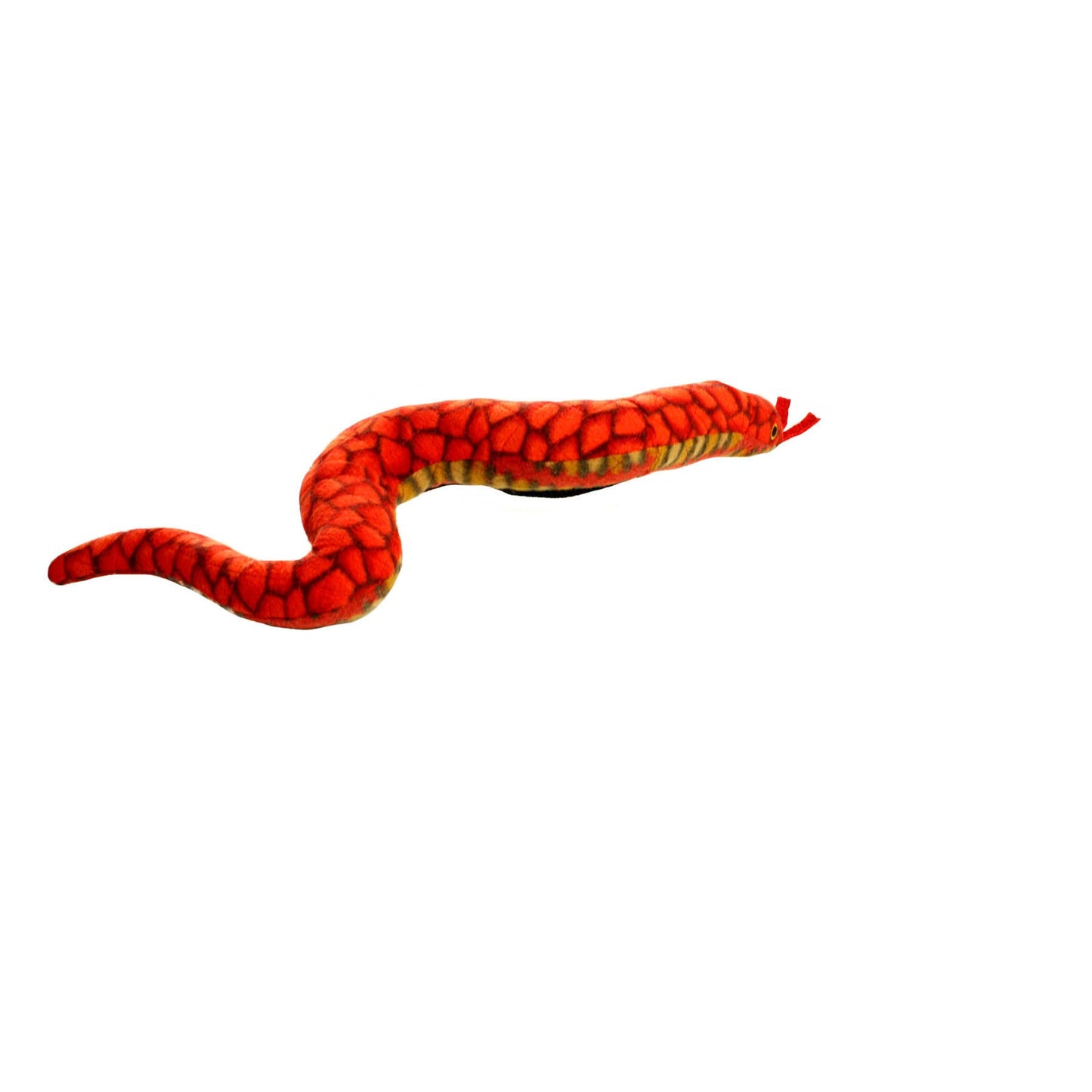 Tuffy Desert Snake - Red, Durable, Tough, Squeaky Dog Toy
