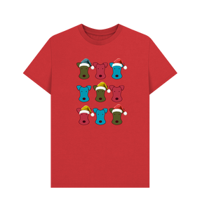 Red Printed T-shirt Front