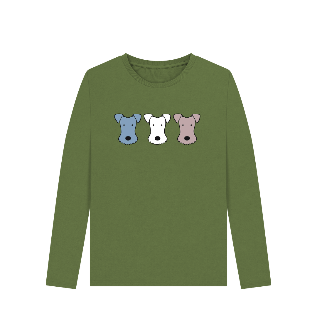Khaki Foxy! Long Sleeve T-shirt