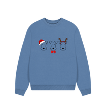 Load image into Gallery viewer, Solent Foxy Christmas! Slouchy Sweatshirt