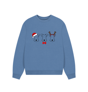 Solent Foxy Christmas! Slouchy Sweatshirt