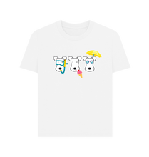 Load image into Gallery viewer, White Printed T-shirt