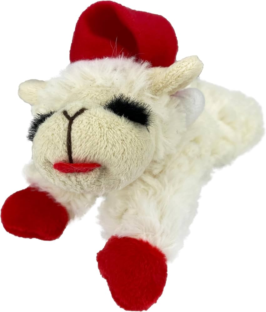 Lamb Chop Santa | Plushy | Christmas