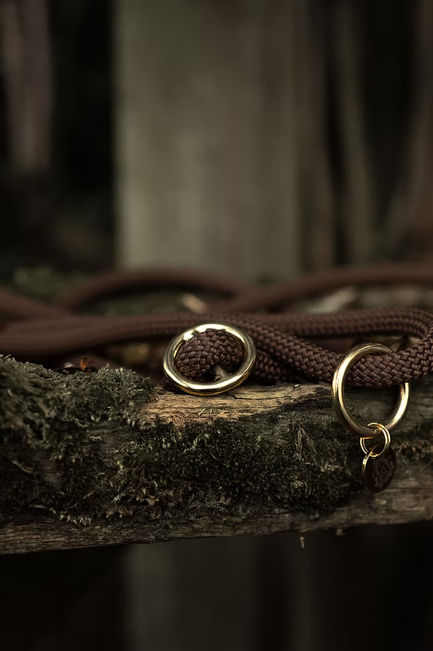 Handmade Slip Leads | Brass Fittings | Soft Rope