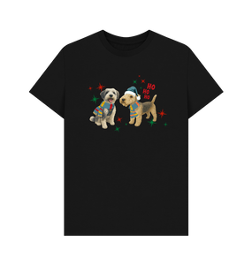 Black Printed T-shirt Front