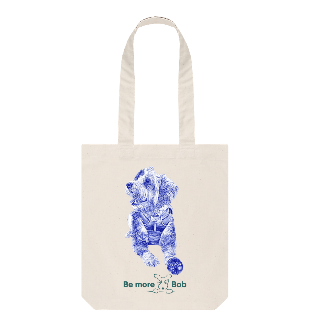 Natural Be More Bob cotton tote