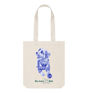 Natural Be More Bob cotton tote