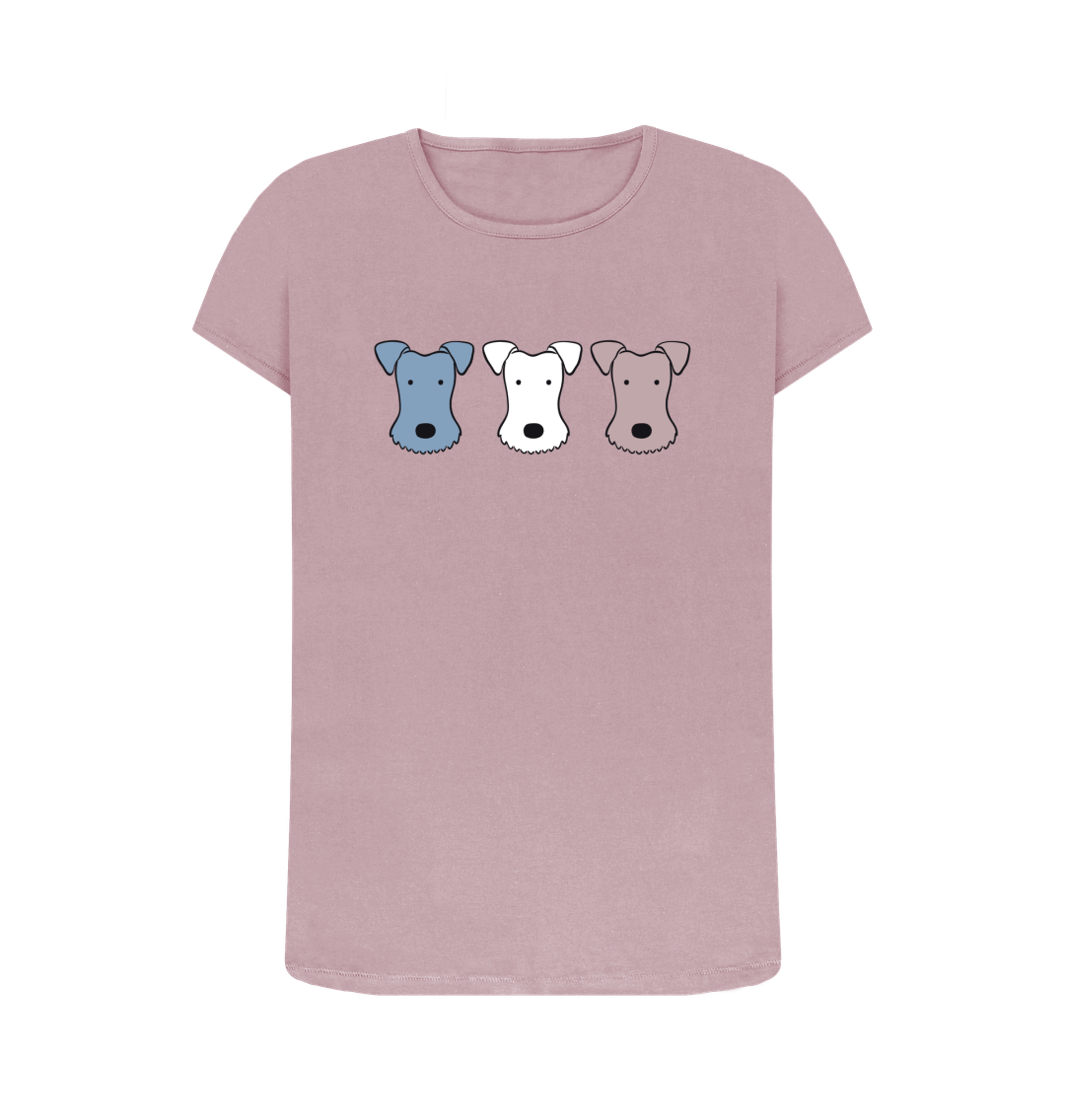 Mauve Foxy! Fox Terrier T-Shirt