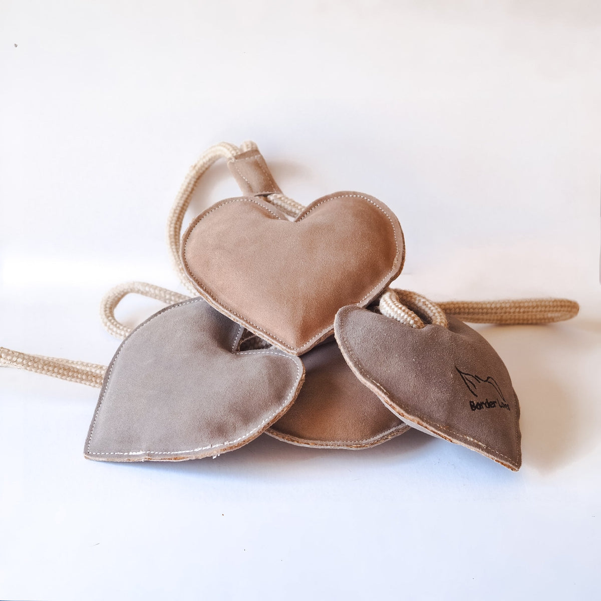 Eco Suede Heart on a Rope