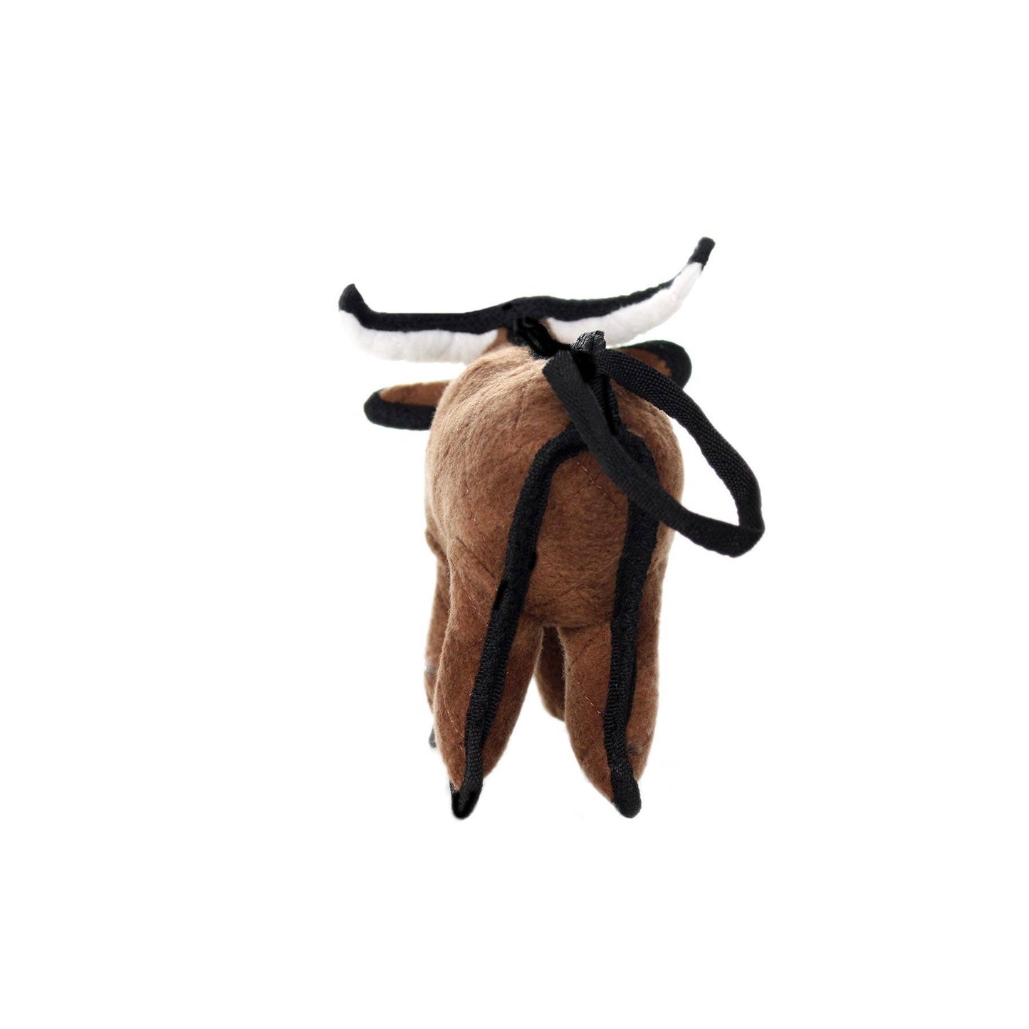 Tuffy Jr Barnyard Bull, Durable, Tough, Squeaky Dog Toy