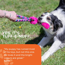 Load image into Gallery viewer, Pocket Fauxtastic | Faux Fur Pocket Tug | Tug-E-Nuff: Pink Pattern