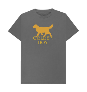 Slate Grey Golden Boy T-Shirt