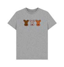 Load image into Gallery viewer, Athletic Grey Printed T-shirt Front
