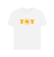 Load image into Gallery viewer, White Printed T-shirt Front