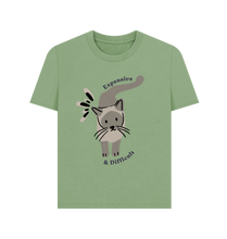 Load image into Gallery viewer, Sage Printed T-shirt Front