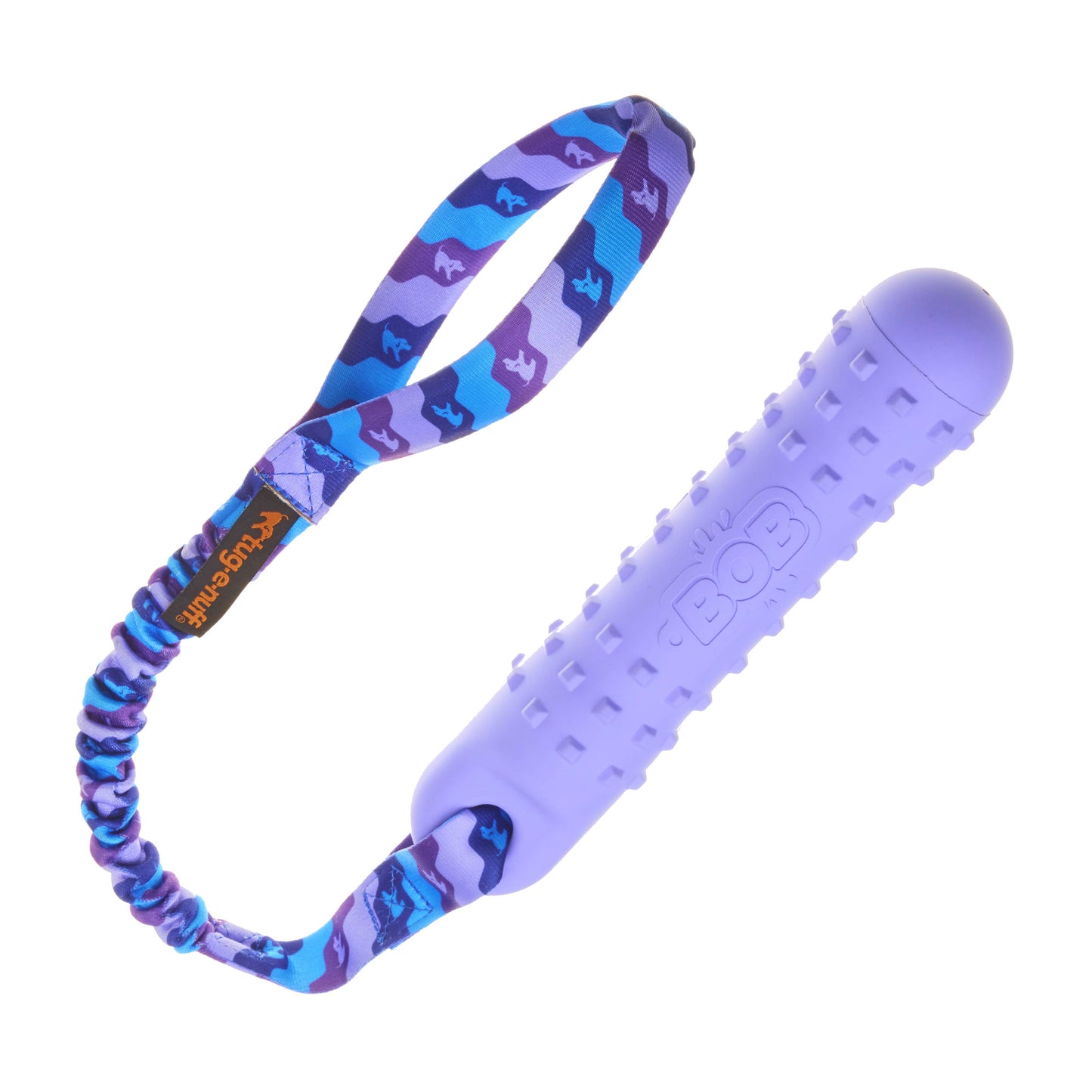 Tug-E-Nuff | BOB: The 3-in-1 Dummy | Fetch, tug, & float: Orange Splash