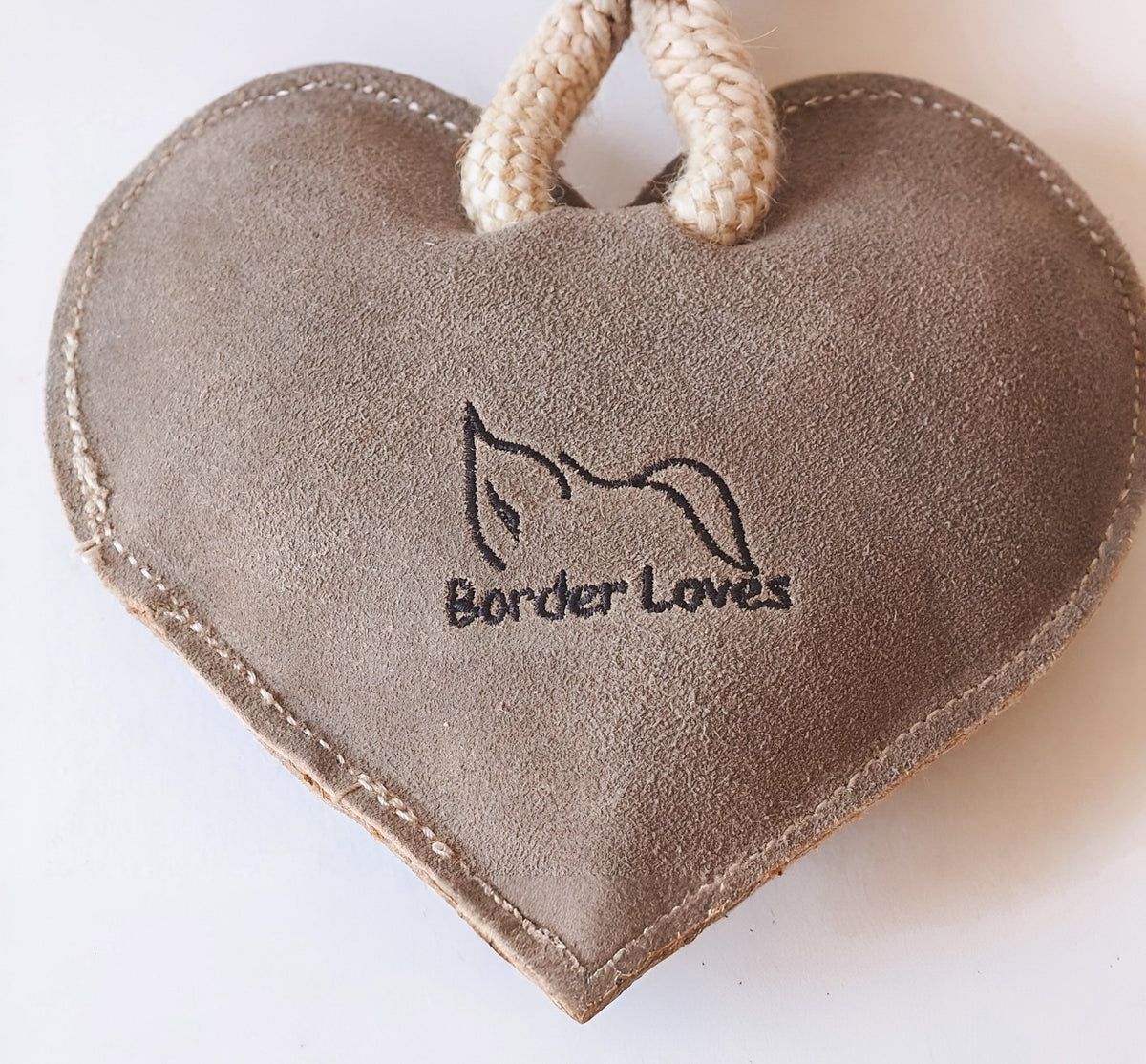 Eco Suede Heart on a Rope