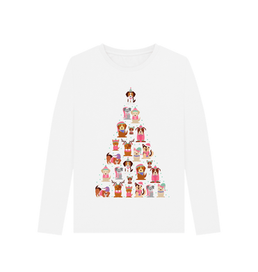 White All the cuties Christmas long sleeve tshirt