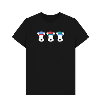 Load image into Gallery viewer, Black Printed T-shirt