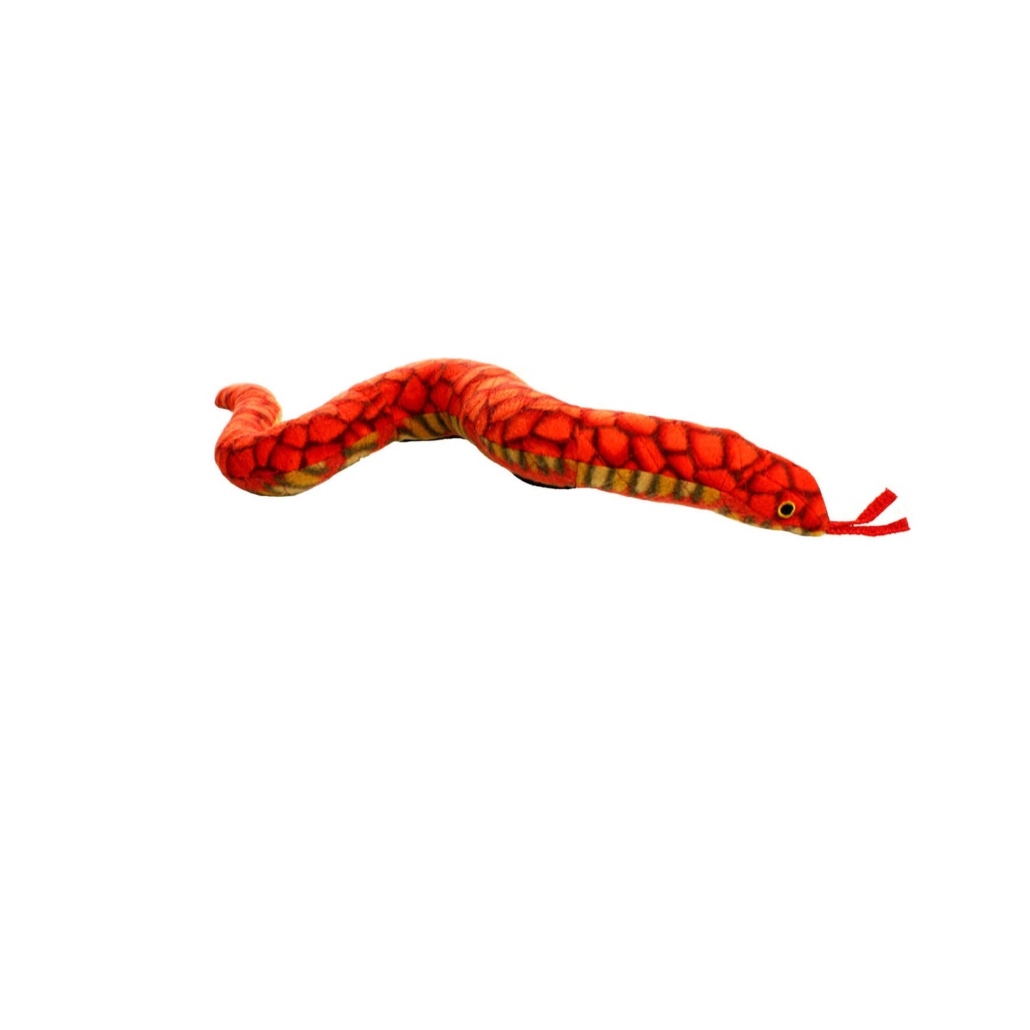 Tuffy Desert Snake - Red, Durable, Tough, Squeaky Dog Toy