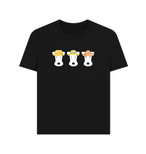 Load image into Gallery viewer, Black Printed T-shirt