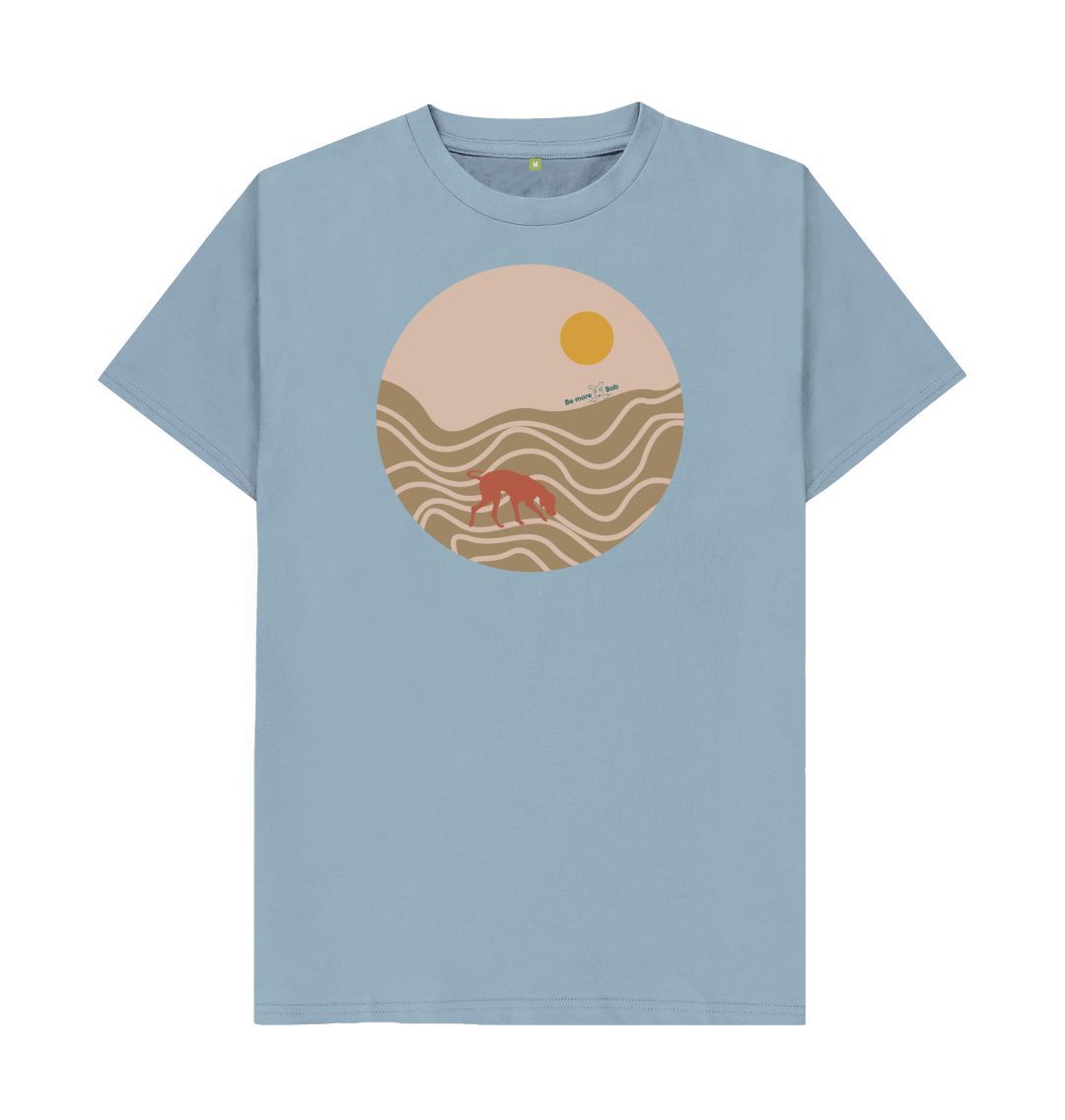 Stone Blue Be More Bob T-Shirt - On the scent